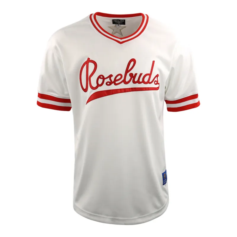 Victoria Rosebuds EFF Lone Star Baseball Jersey sold by Ebbets Field Flannels