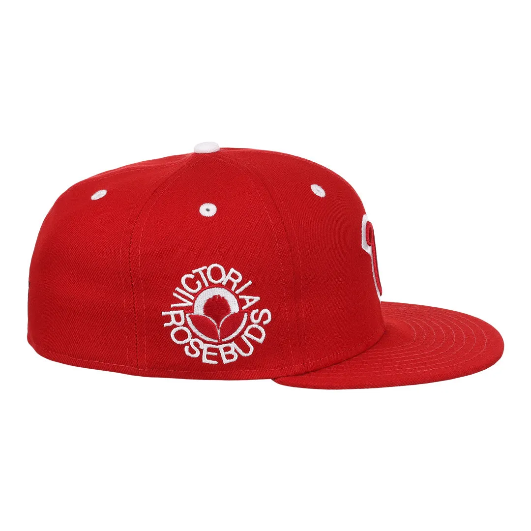 Victoria Rosebuds EFF Lone Star Fitted Ballcap sold by Ebbets Field Flannels product image thumbnail 2