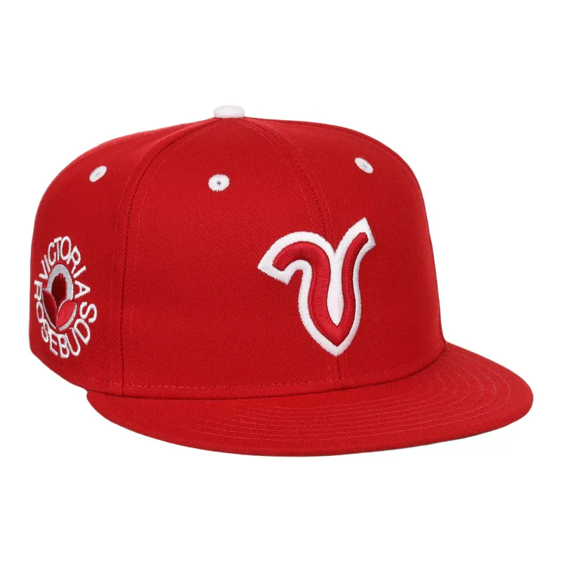 Victoria Rosebuds EFF Lone Star Fitted Ballcap sold by Ebbets Field Flannels
