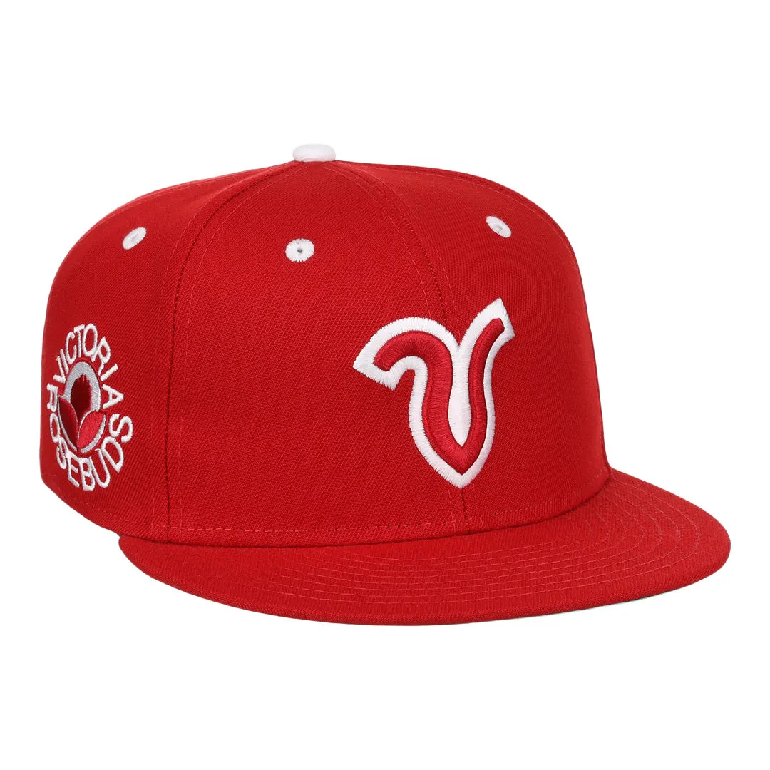 Victoria Rosebuds EFF Lone Star Fitted Ballcap sold by Ebbets Field Flannels