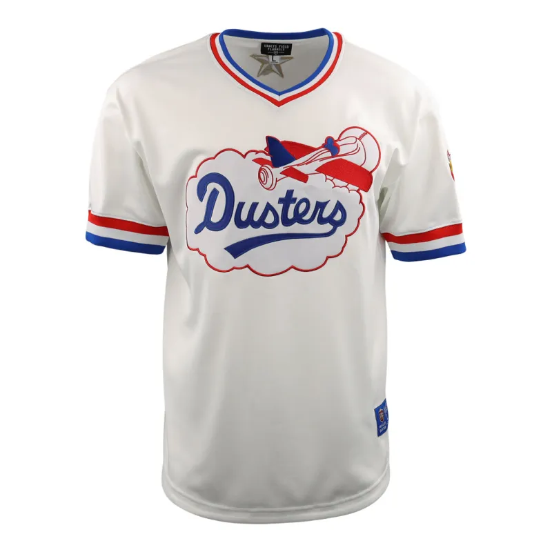 McAllen Dusters EFF Lone Star Baseball Jersey made by Ebbets Field Flannels
