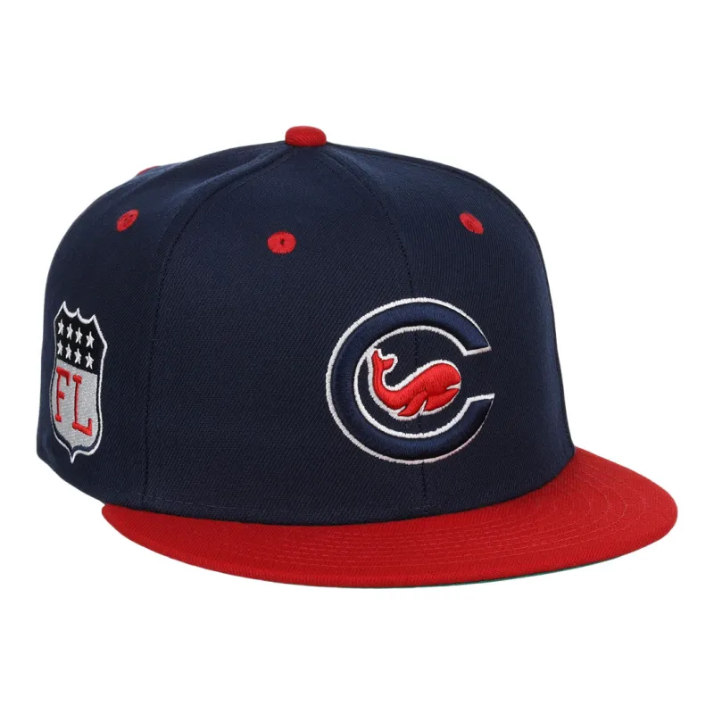 Chicago Whales EFF DNA Fitted Ballcap sold by Ebbets Field Flannels