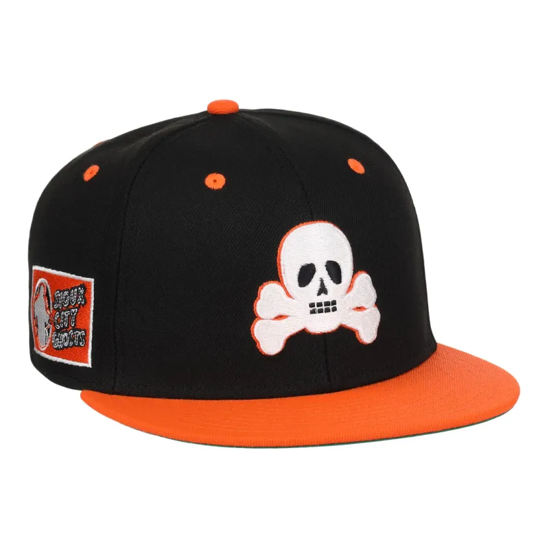 Sioux City Ghosts EFF DNA Fitted Ballcap sold by Ebbets Field Flannels