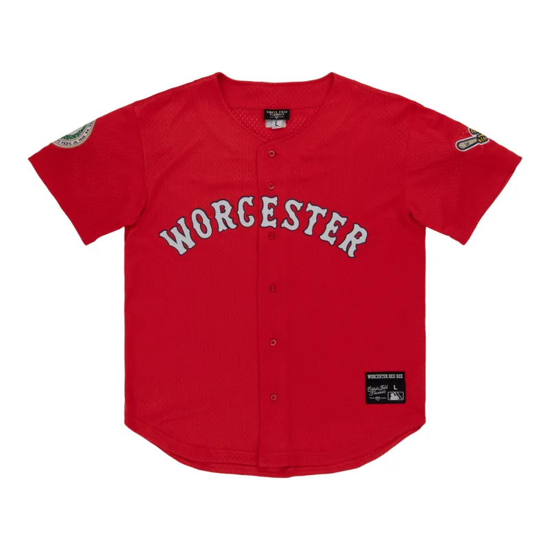 Worcester Red Sox EFF MiLB Button Down Jersey sold by Ebbets Field Flannels