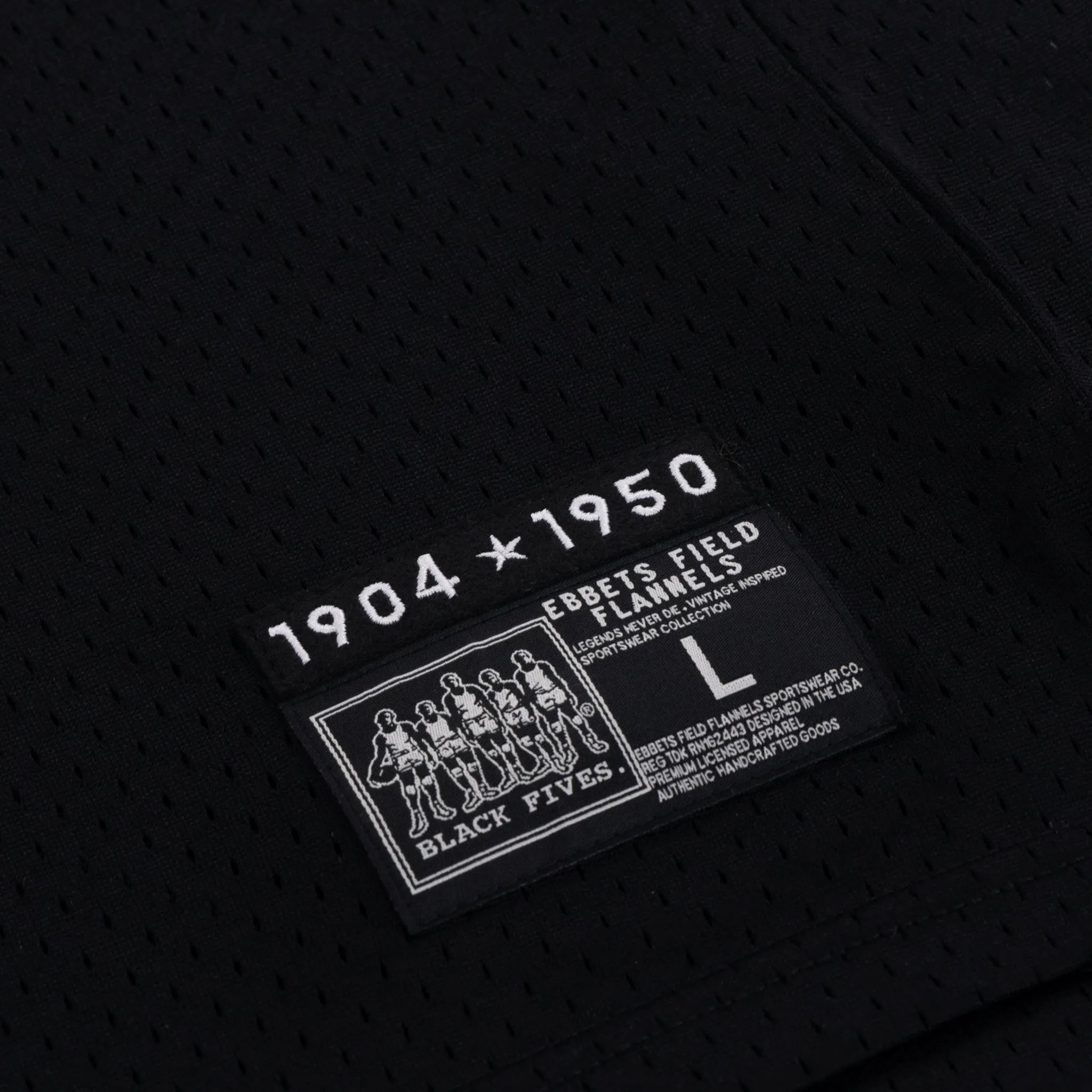Black Fives Basketball Jersey sold by Ebbets Field Flannels product image thumbnail 5