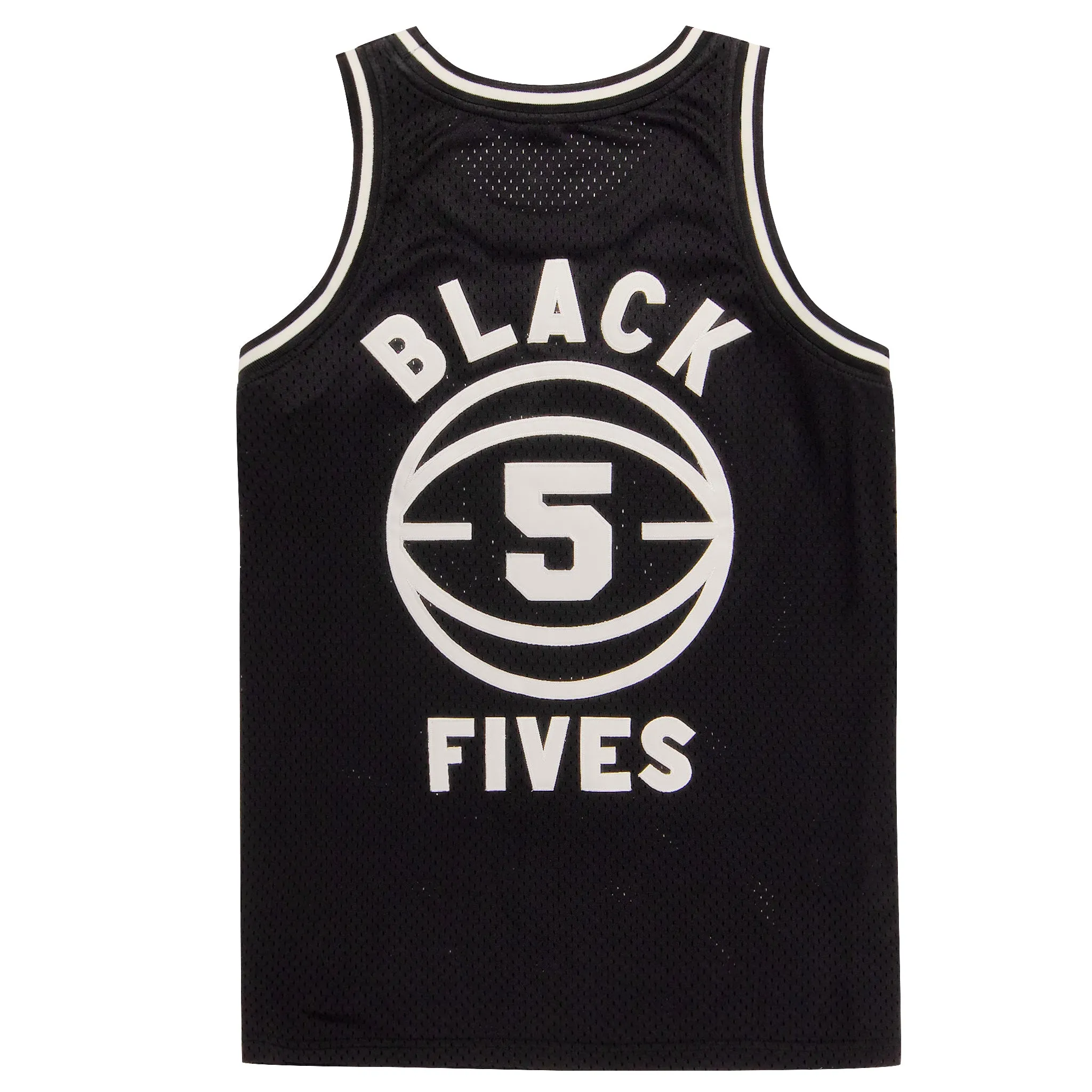 Black Fives Basketball Jersey sold by Ebbets Field Flannels product image thumbnail 2