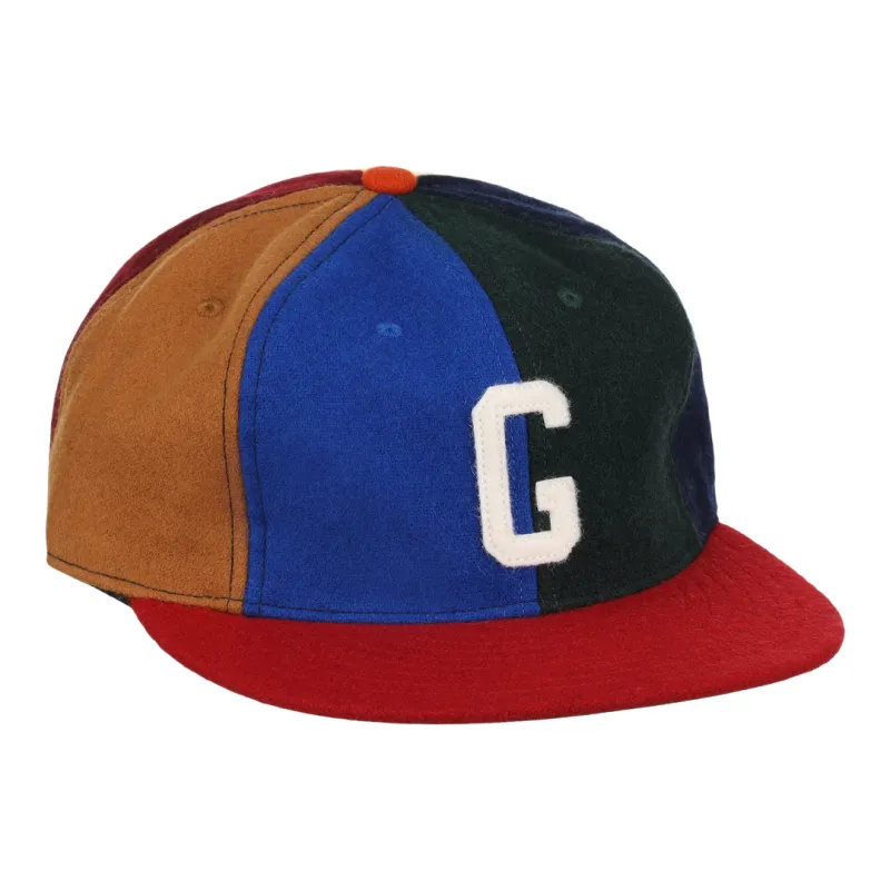 Homestead Grays Vintage Inspired Pinwheel Ballcap sold by Ebbets Field Flannels