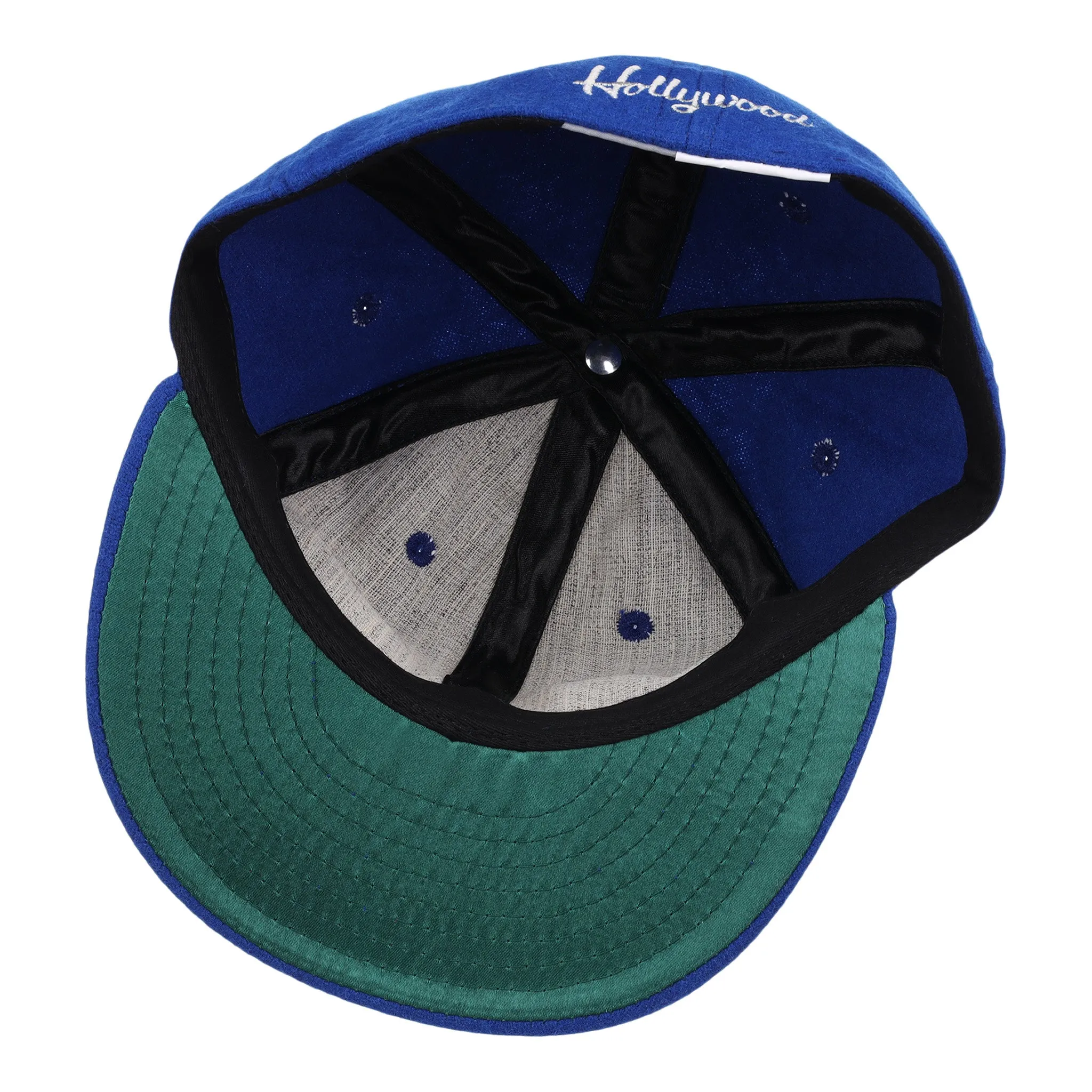 Hollywood Stars Letterhead Wool Vintage Ballcap sold by Ebbets Field Flannels product image thumbnail 4