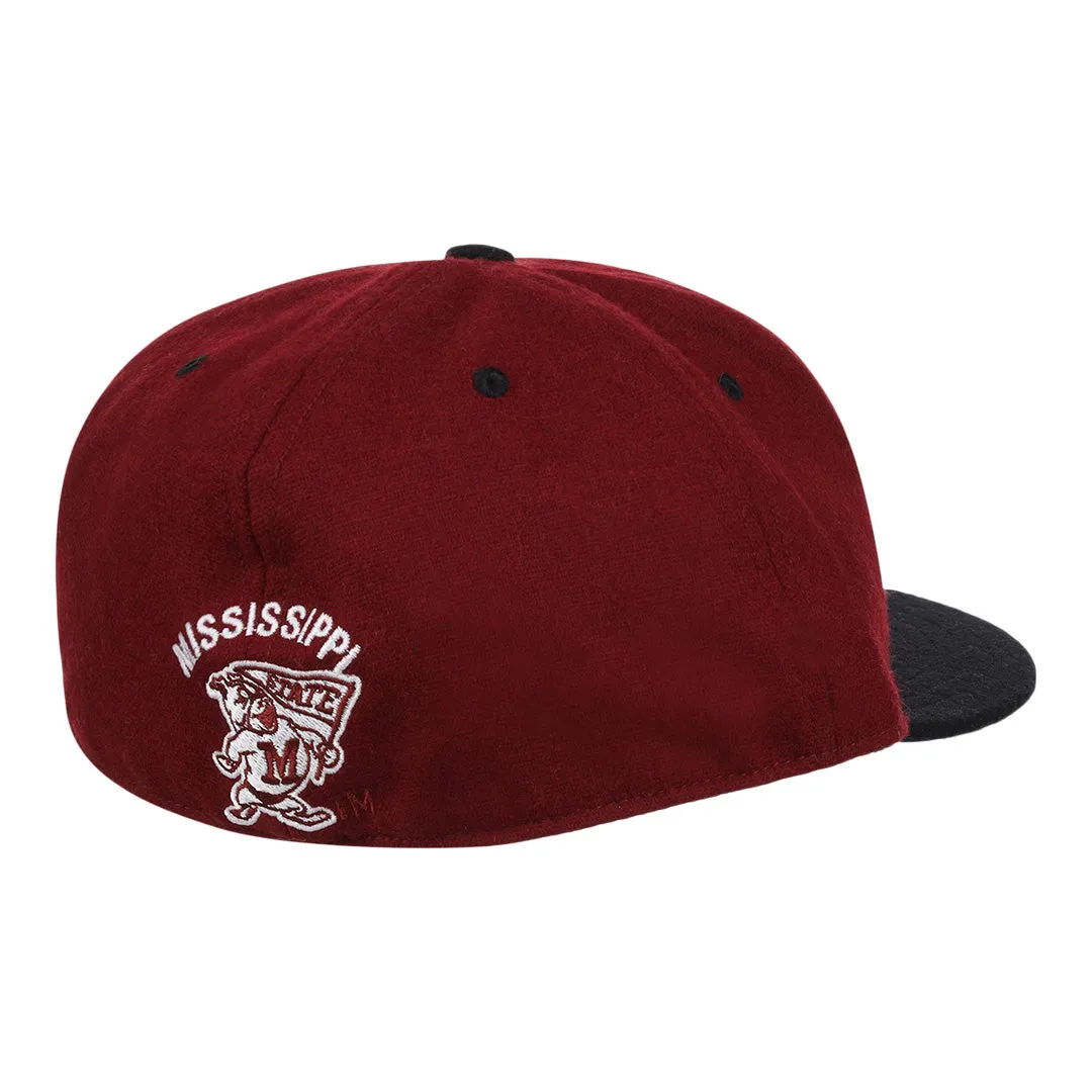 Mississippi State Bulldogs Collegiate Wool Ballcap sold by Ebbets Field Flannels product image thumbnail 2