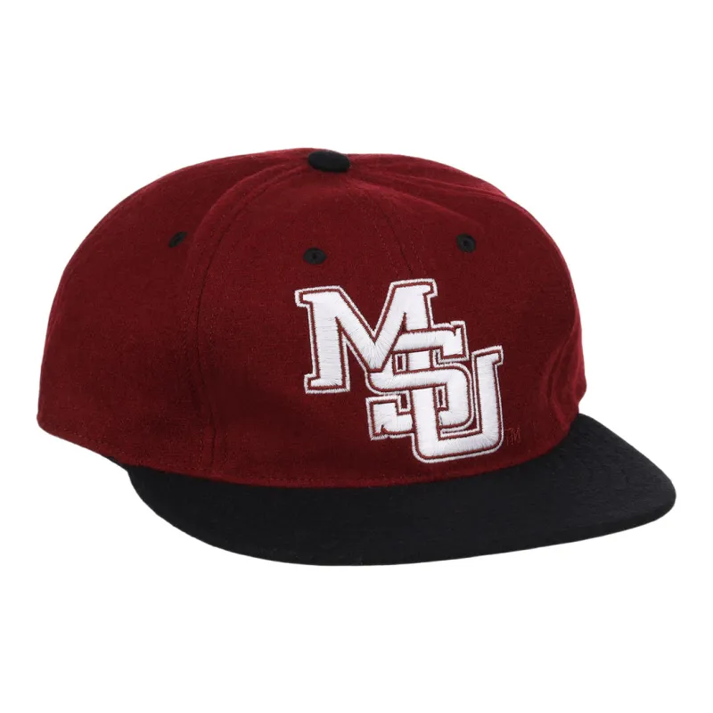 Mississippi State Bulldogs Collegiate Wool Ballcap made by Ebbets Field Flannels