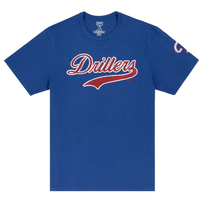 Tulsa Drillers EFF MiLB Vintage T-Shirt sold by Ebbets Field Flannels