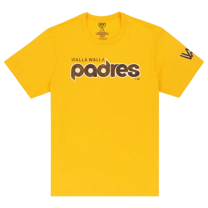 Walla Walla Padres EFF MiLB Vintage T-Shirt made by Ebbets Field Flannels