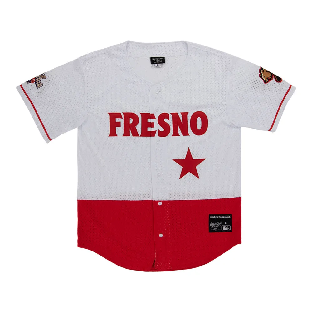 Fresno Grizzlies MiLB Button Down Jersey sold by Ebbets Field Flannels
