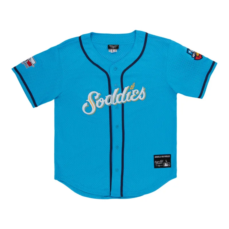Amarillo Sod Poodles MiLB Button Down Jersey sold by Ebbets Field Flannels