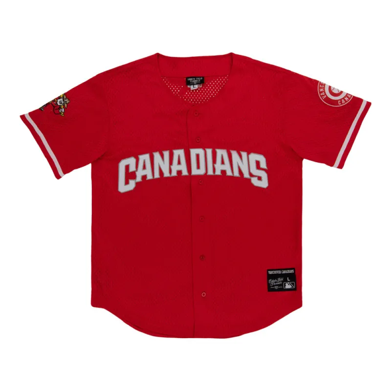Vancouver Canadians MiLB Button Down Jersey made by Ebbets Field Flannels
