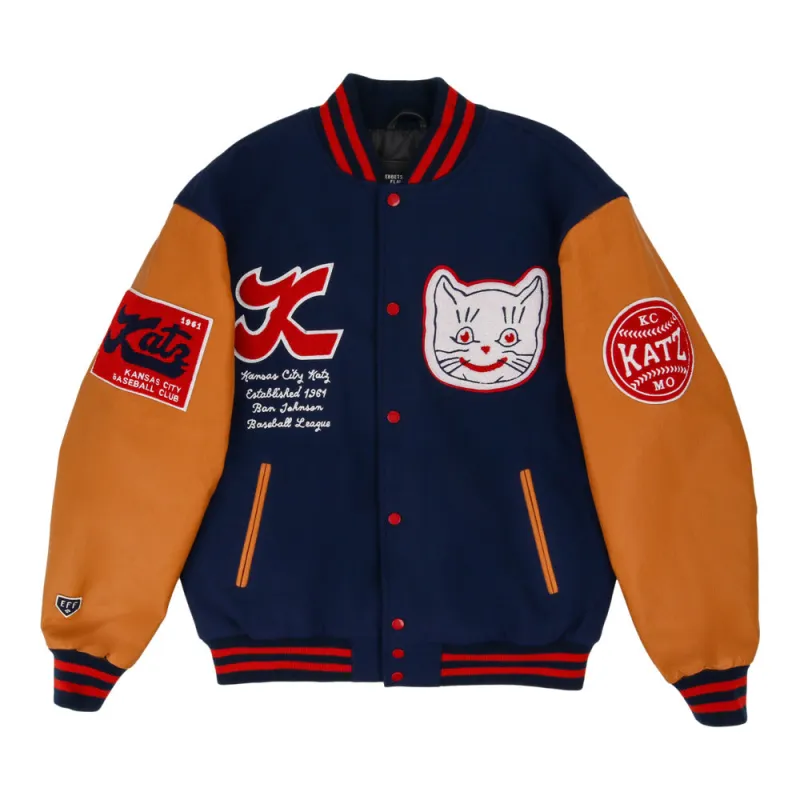 Kansas City Katz Dna Varsity Jacket sold by Ebbets Field Flannels