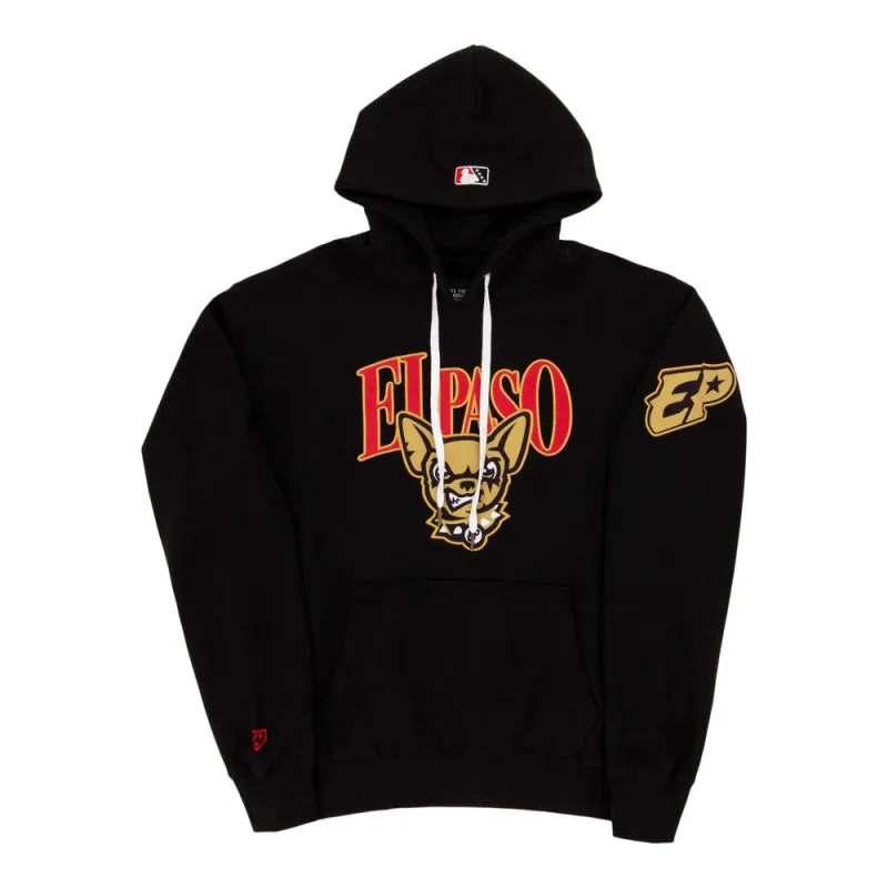 El Paso Chihuahuas MiLB Cotton Hooded Sweatshirt sold by Ebbets Field Flannels