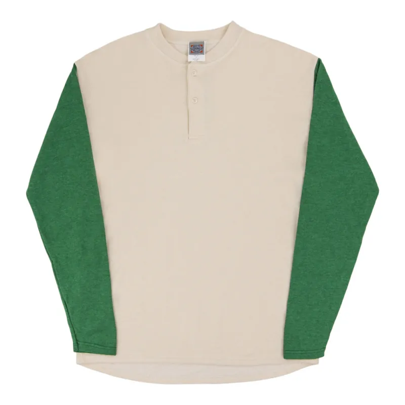 Fungo Shirt - Green Long Sleeves sold by Ebbets Field Flannels