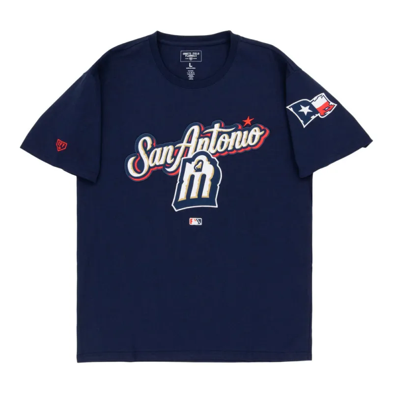 San Antonio Missions MiLB Fashion Cotton Short Sleeve Tee sold by Ebbets Field Flannels