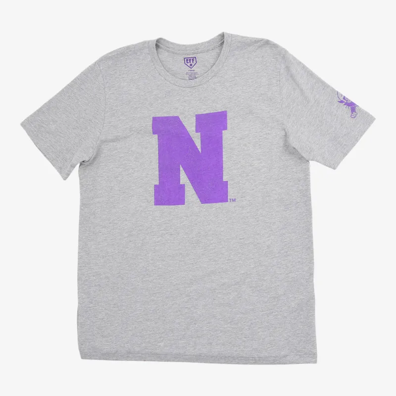 Northwestern University Short Sleeve Tee sold by Ebbets Field Flannels