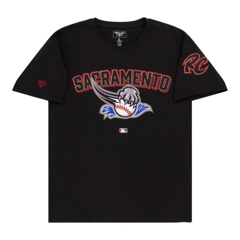 Sacramento River Cats MiLB Fashion Cotton Short Sleeve Tee sold by Ebbets Field Flannels