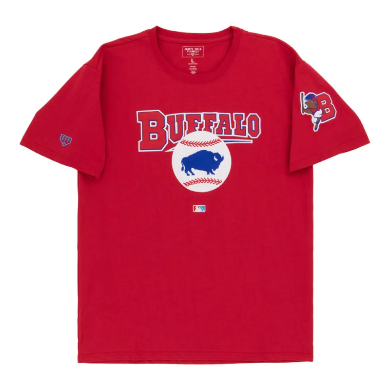 Buffalo Bisons MiLB Fashion Cotton Short Sleeve Tee sold by Ebbets Field Flannels