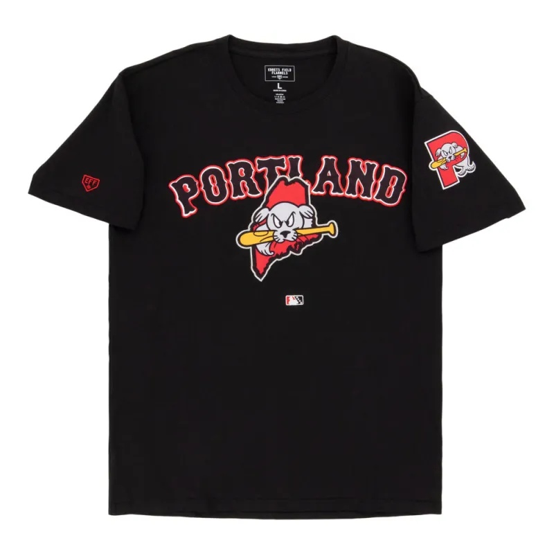 Portland Sea Dogs MiLB Fashion Cotton Short Sleeve Tee sold by Ebbets Field Flannels