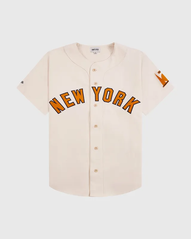 New York 1939 World's Fair Cotton Baseball Jersey made by Ebbets Field Flannels