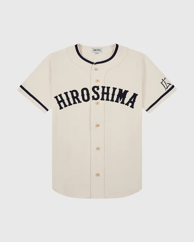 Hiroshima Carp Cotton Twill Baseball Jersey sold by Ebbets Field Flannels