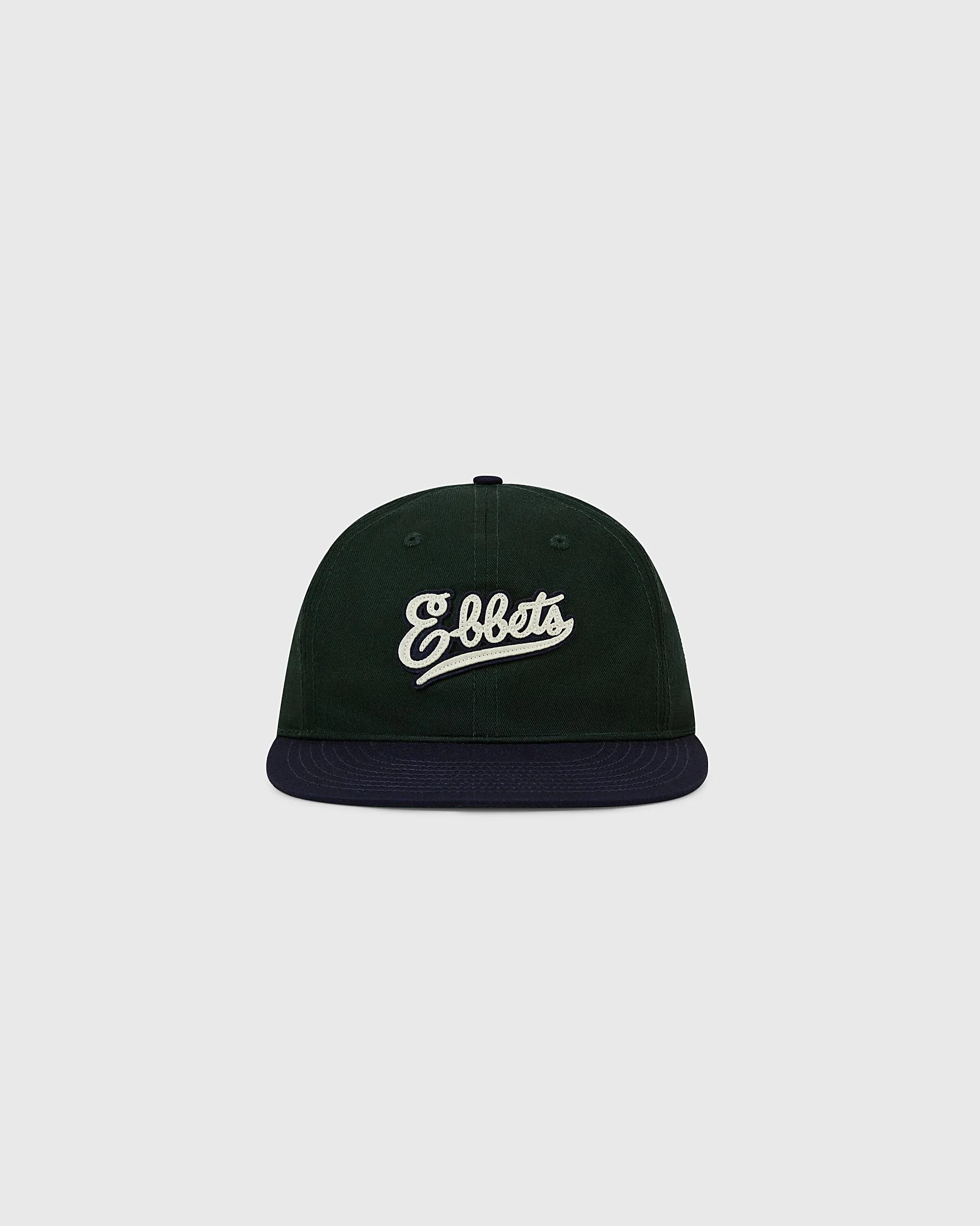 Ebbets Felt Script Cotton Twill Ballcap sold by Ebbets Field Flannels