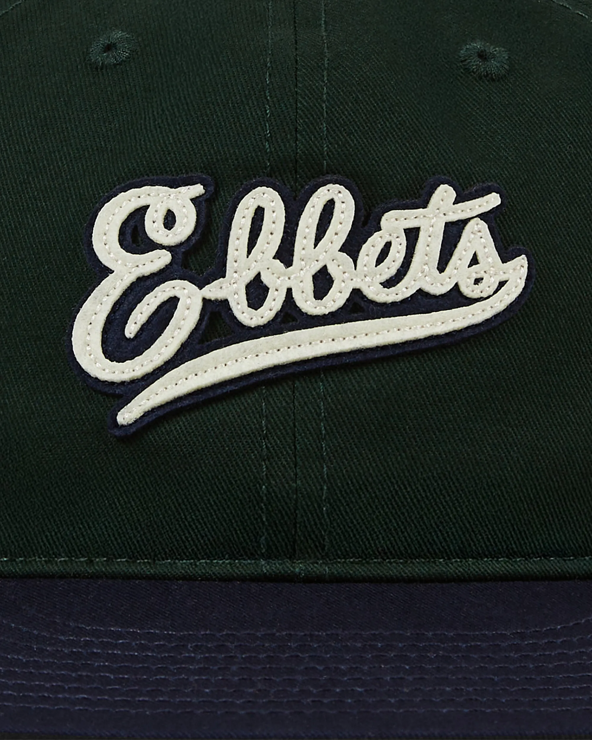 Ebbets Felt Script Cotton Twill Ballcap sold by Ebbets Field Flannels product image thumbnail 5