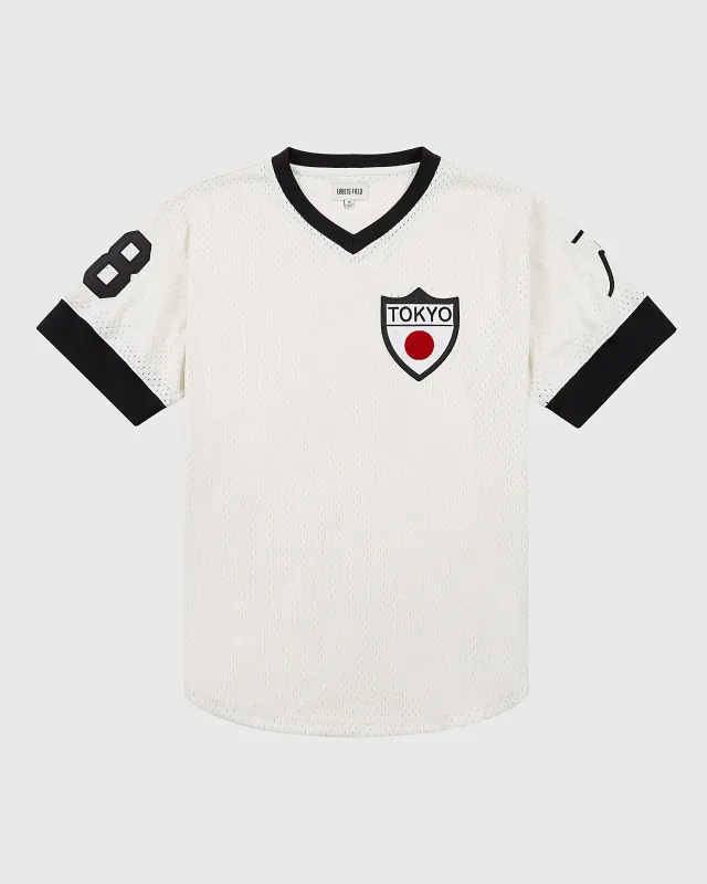 Tokyo Giants Mesh V-Neck Jersey sold by Ebbets Field Flannels