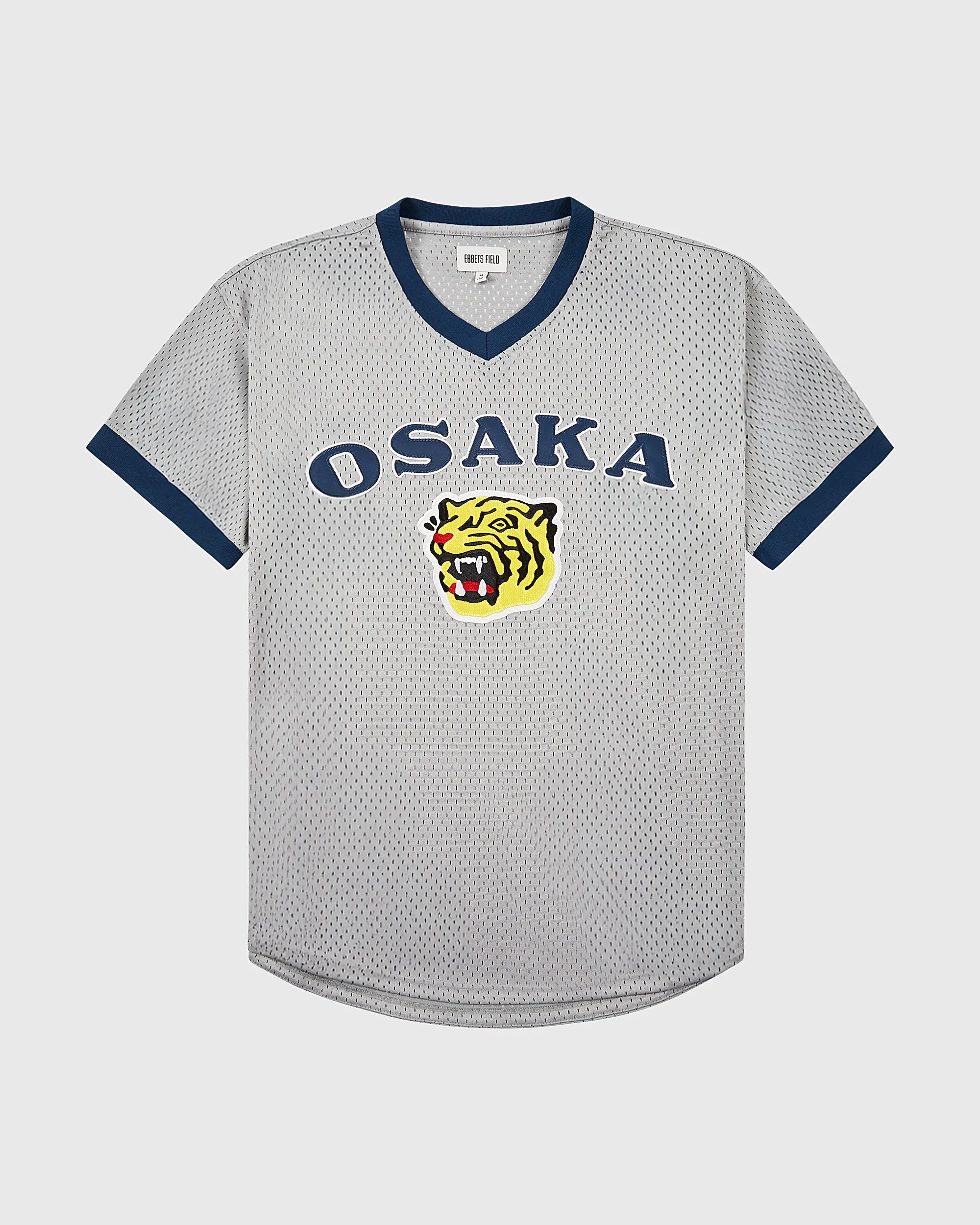 Osaka Tigers Mesh V-Neck Jersey sold by Ebbets Field Flannels