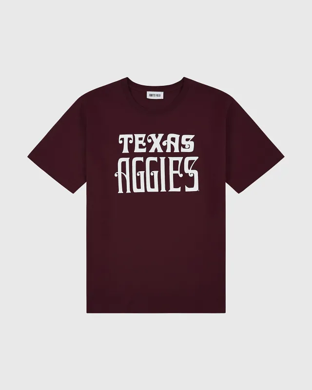Texas A&M University Short Sleeve Tee sold by Ebbets Field Flannels