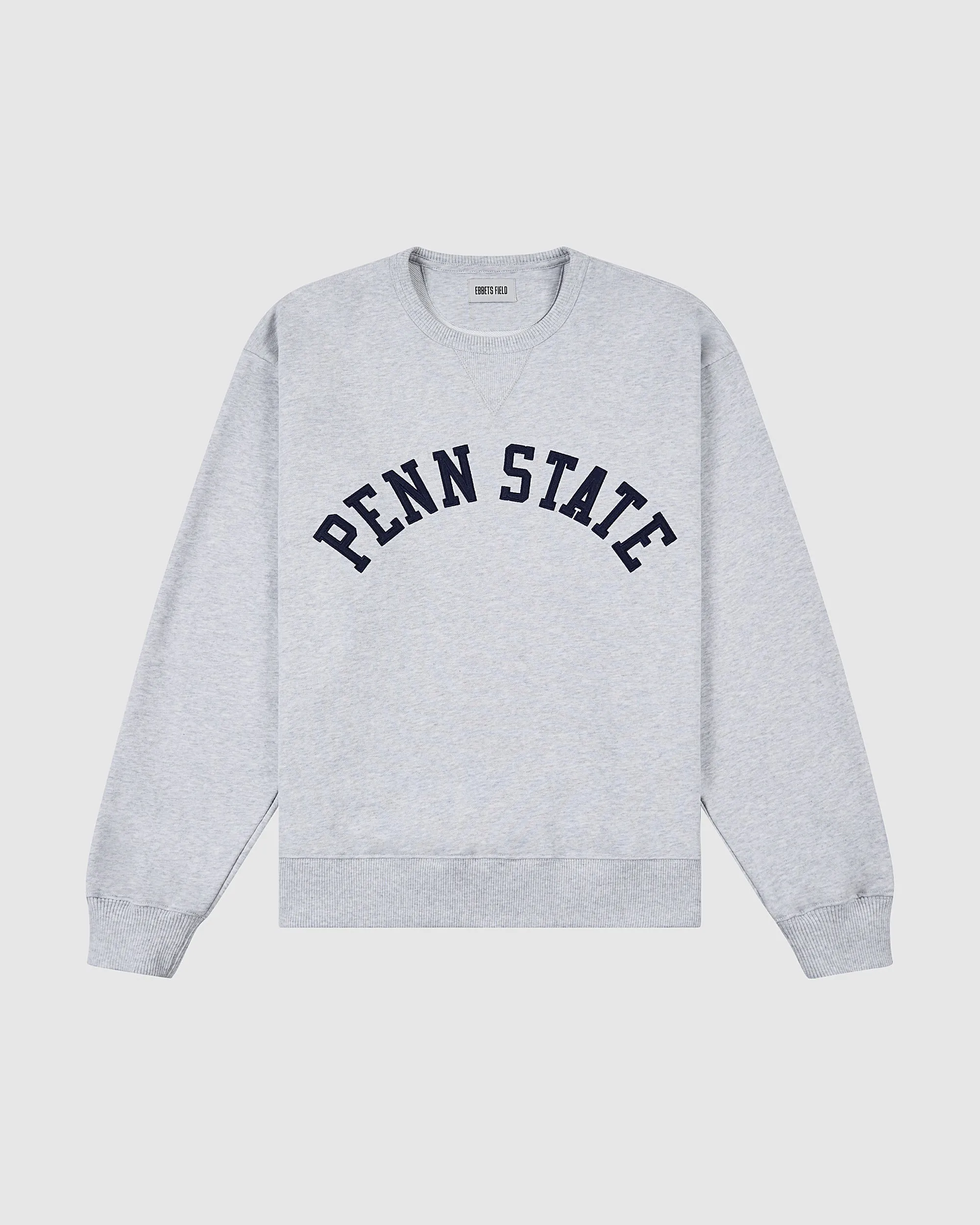 Penn State University Heavyweight Cotton Terry Crewneck sold by Ebbets Field Flannels