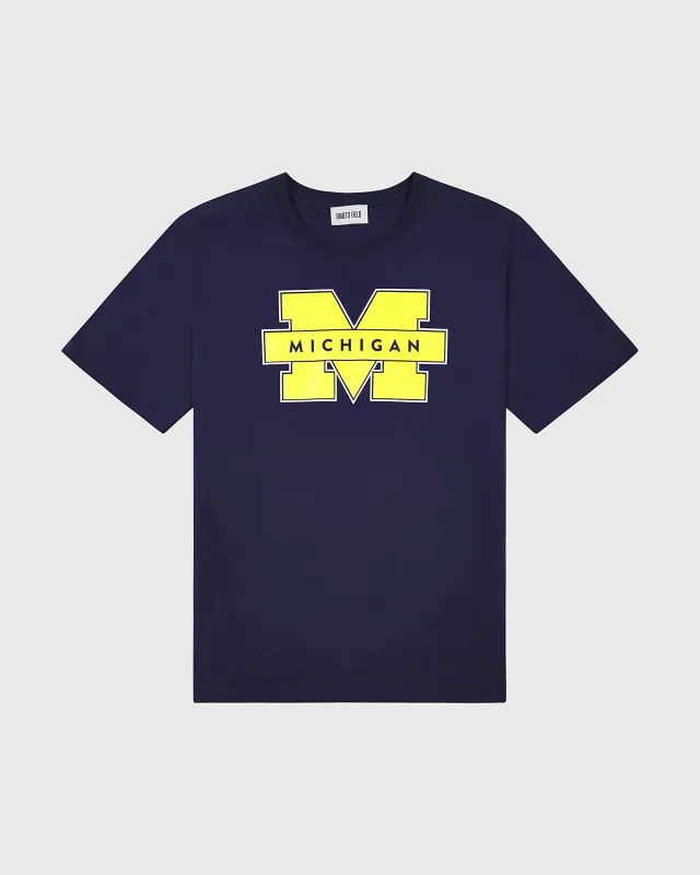 University of Michigan Short Sleeve Tee sold by Ebbets Field Flannels