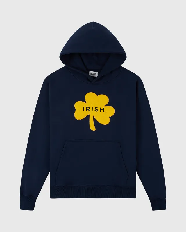 University of Notre Dame Heavyweight Cotton Terry Pullover Hoodie sold by Ebbets Field Flannels