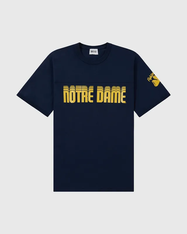 University of Notre Dame Short Sleeve Football Tee sold by Ebbets Field Flannels