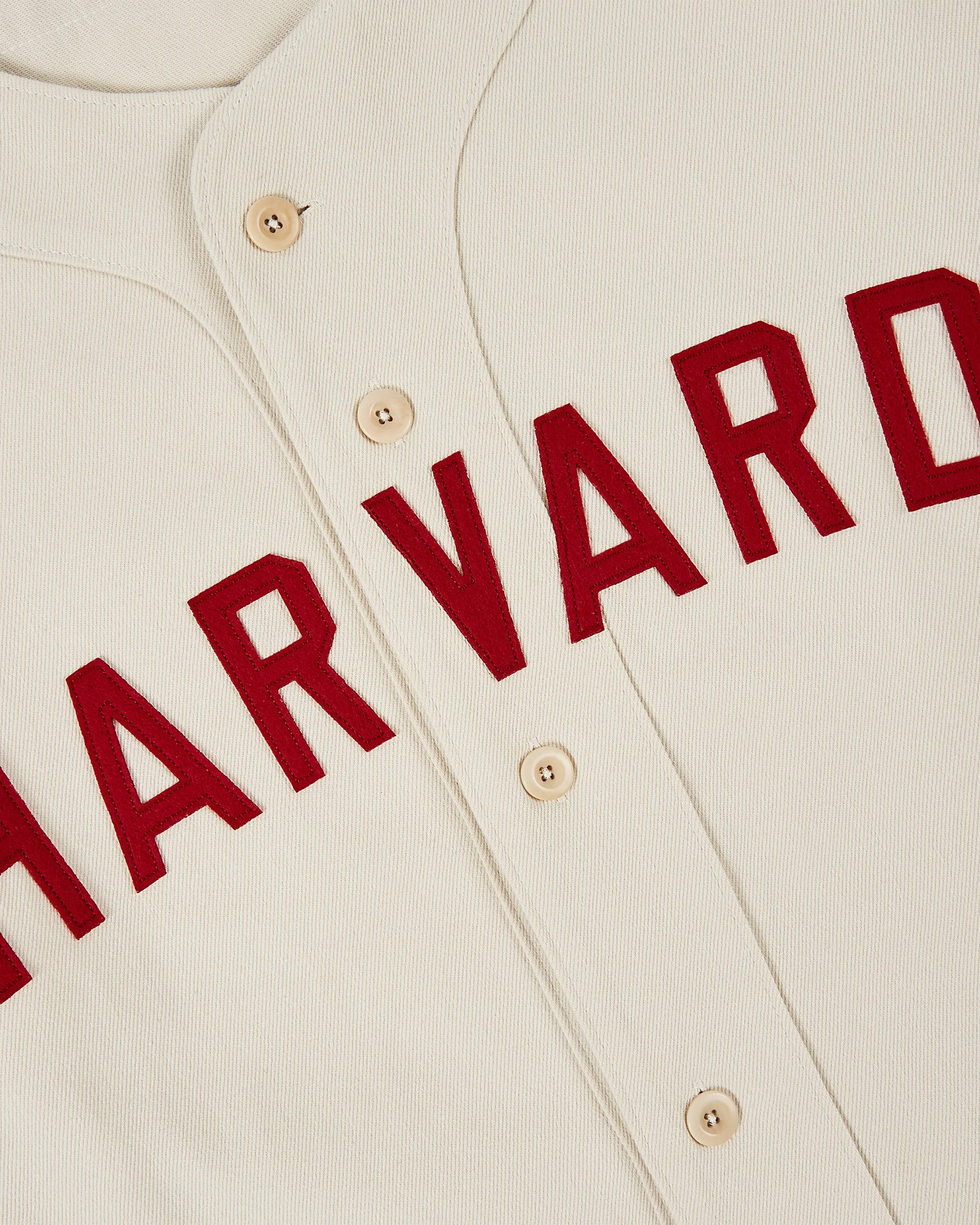 Harvard University Cotton Twill Baseball Jersey sold by Ebbets Field Flannels product image thumbnail 4