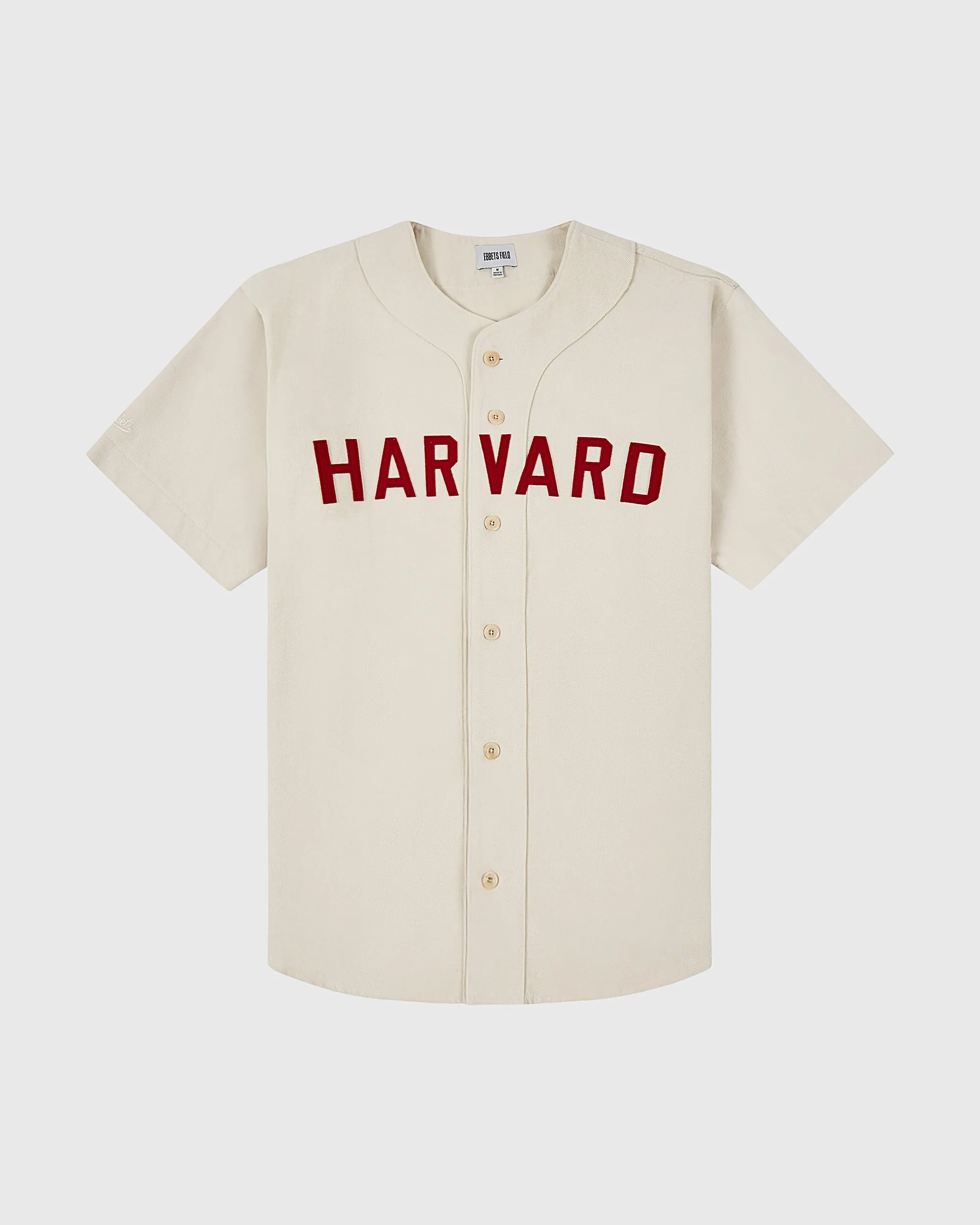 Harvard University Cotton Twill Baseball Jersey sold by Ebbets Field Flannels