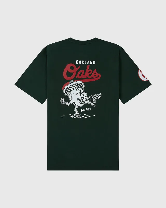 Oakland Oaks Short Sleeve Graphic Tee made by Ebbets Field Flannels