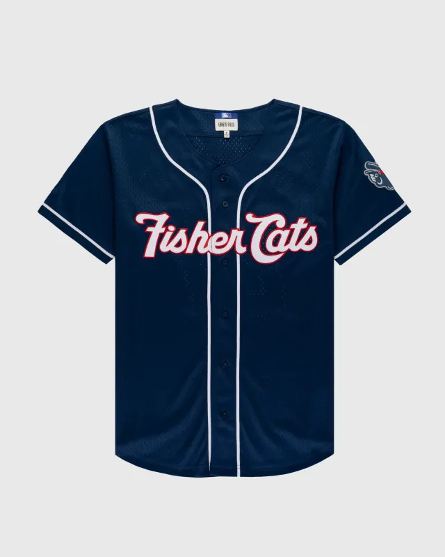 Vladimir Guerrero Jr. New Hampshire Fisher Cats Mesh Button-Up Jersey sold by Ebbets Field Flannels