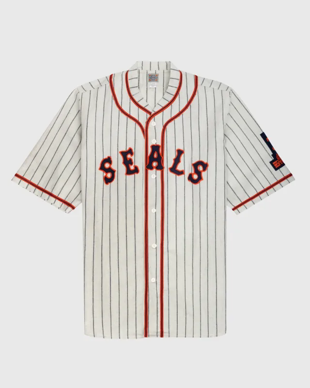 San Francisco Seals 1938 Authentic Wool Home Baseball Jersey sold by Ebbets Field Flannels