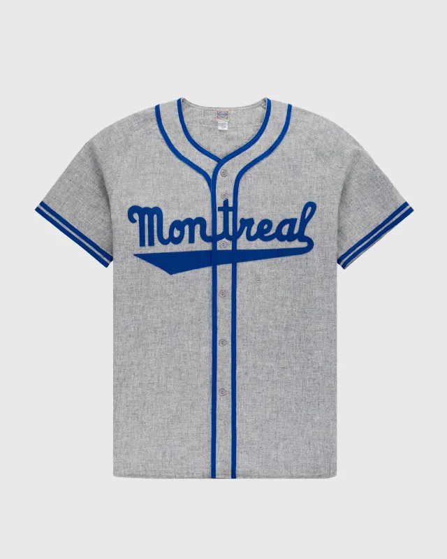 Montreal Royals 1946 Authentic Wool Road Baseball Jersey sold by Ebbets Field Flannels
