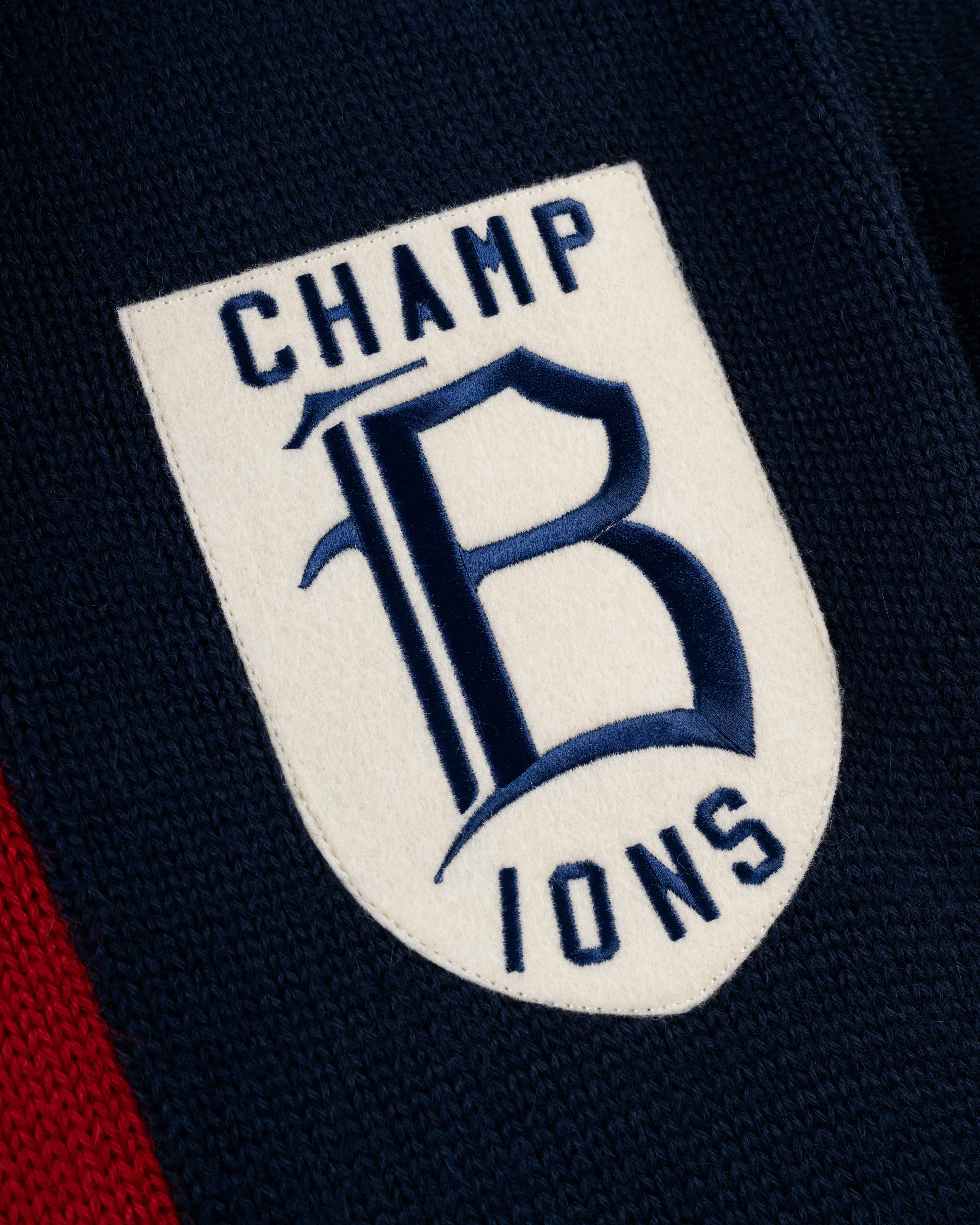 Boston Braves 1915 Wool Shawl Collar Sweater sold by Ebbets Field Flannels product image thumbnail 3