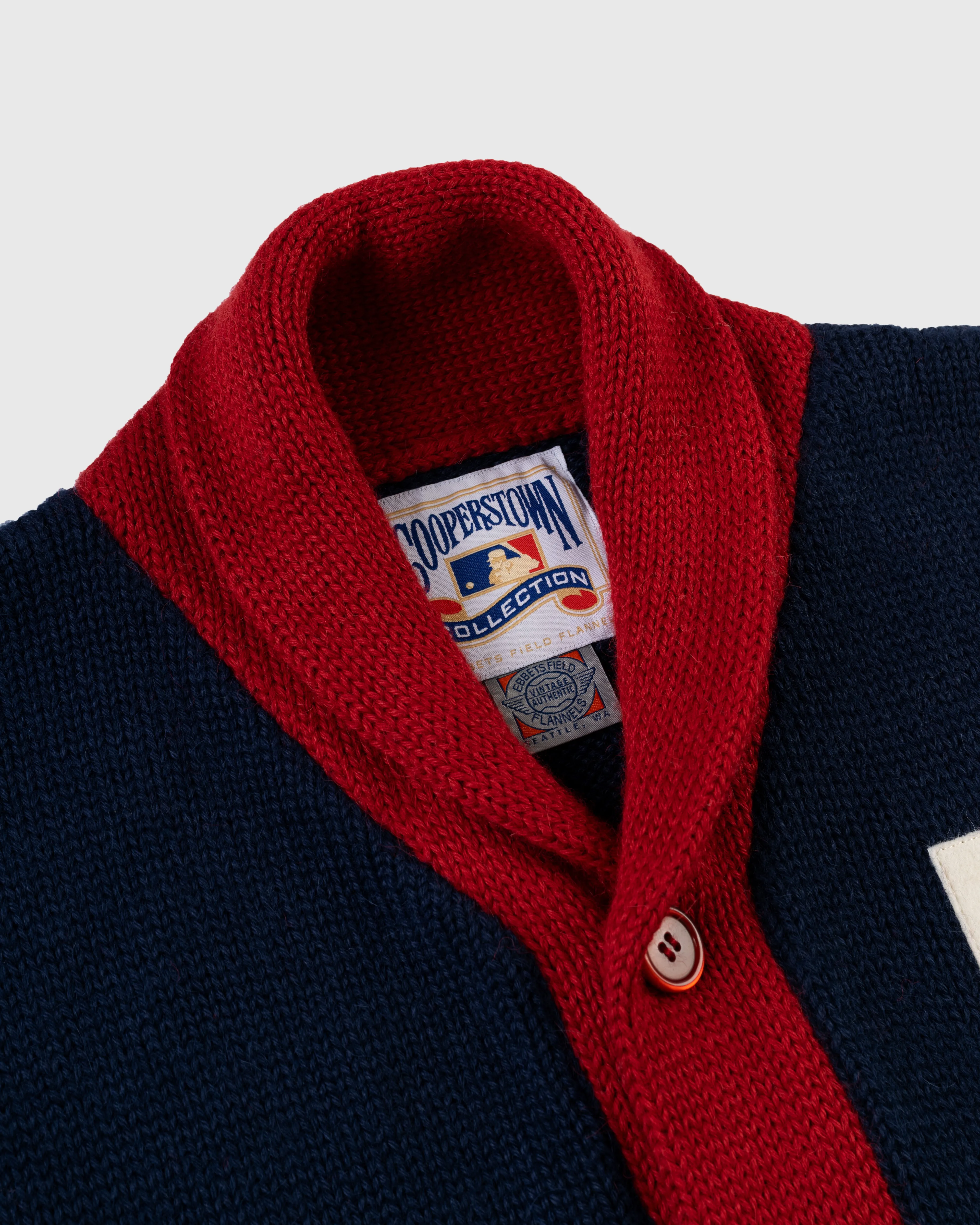 Boston Braves 1915 Wool Shawl Collar Sweater sold by Ebbets Field Flannels product image thumbnail 2