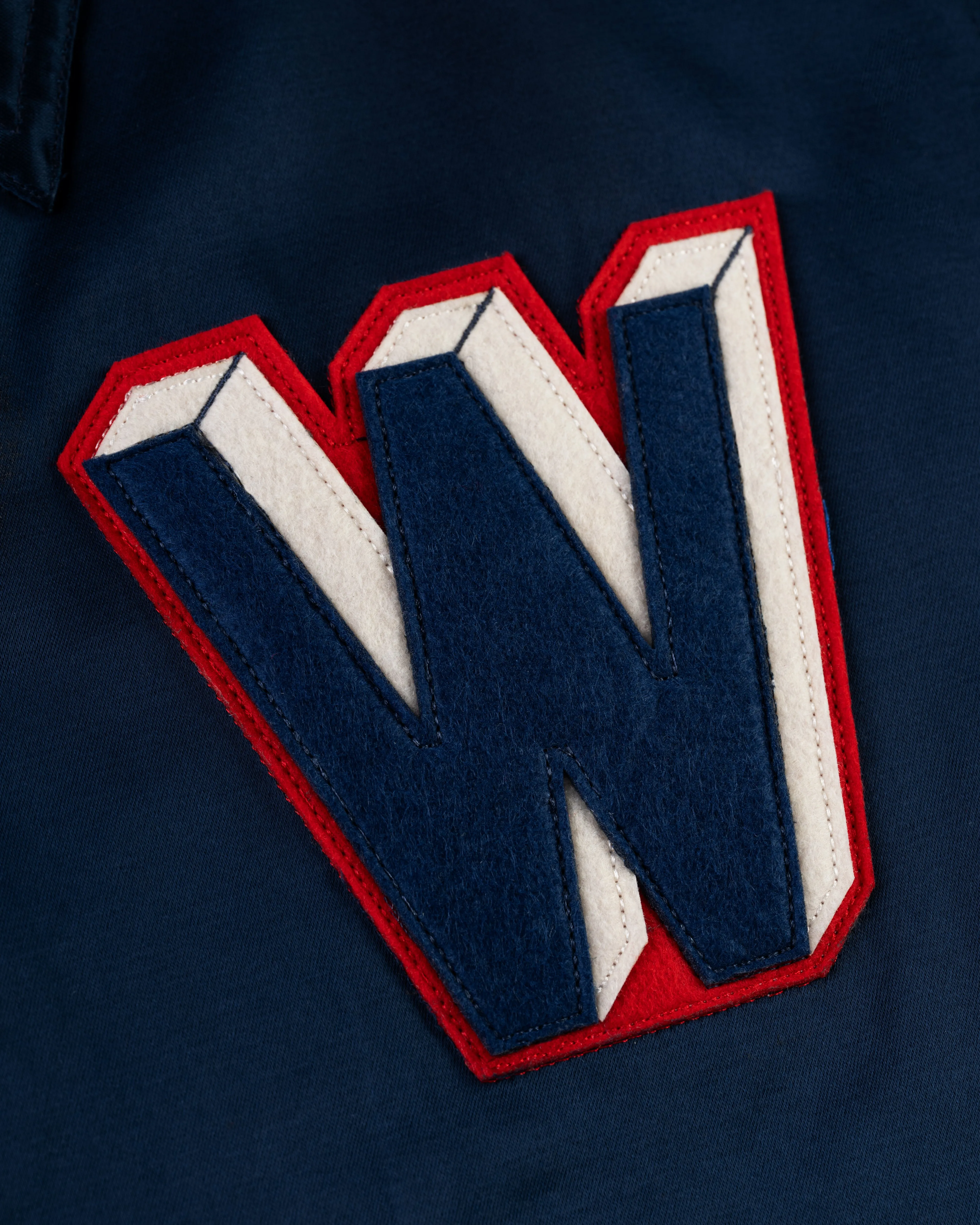 Washington Senators 1959 Satin Windbreaker Jacket sold by Ebbets Field Flannels product image thumbnail 2