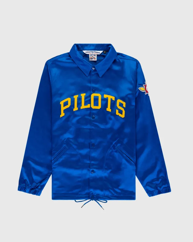 Seattle Pilots 1969 Satin Windbreaker Jacket sold by Ebbets Field Flannels