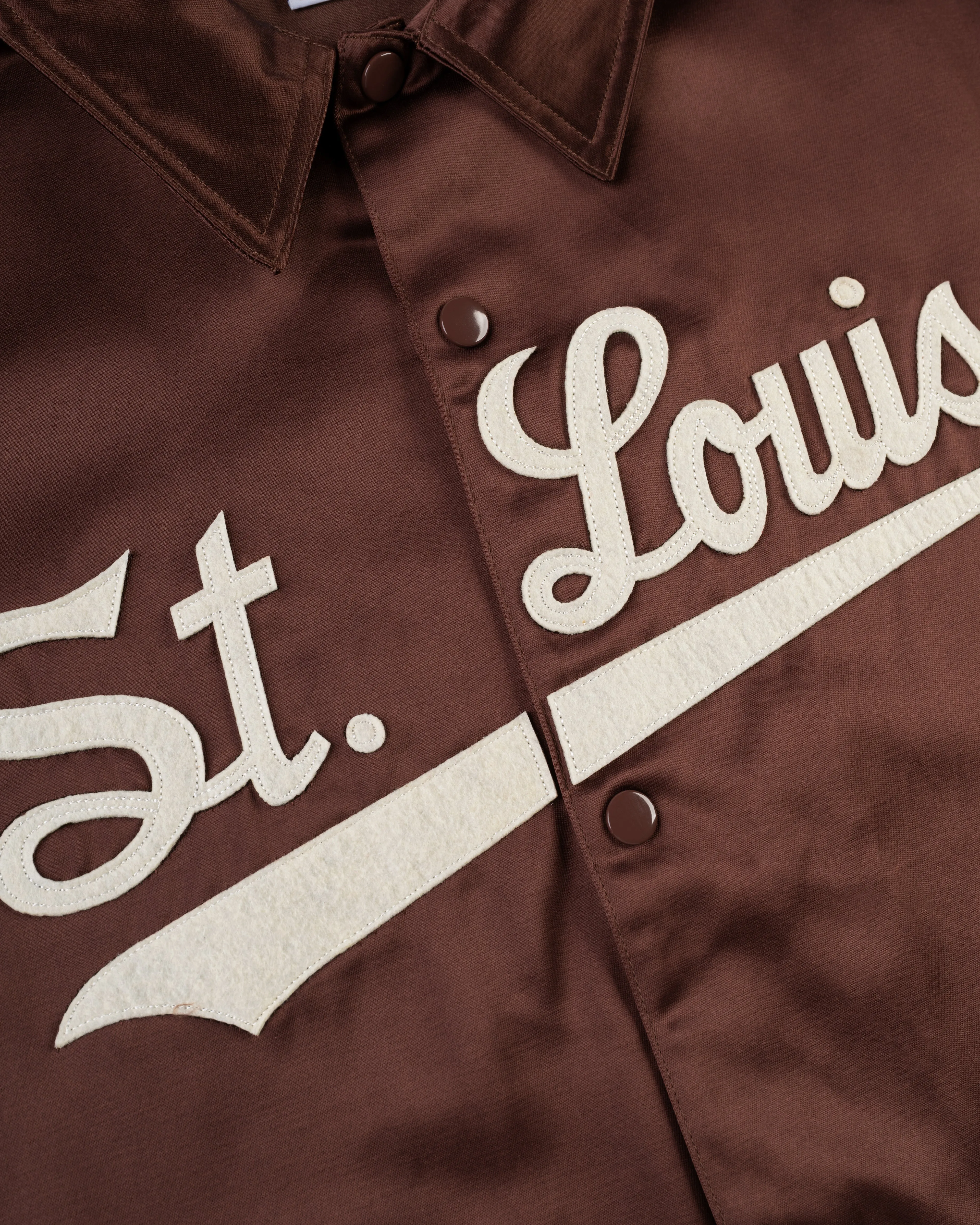St. Louis Browns 1952 Satin Windbreaker Jacket sold by Ebbets Field Flannels product image thumbnail 2