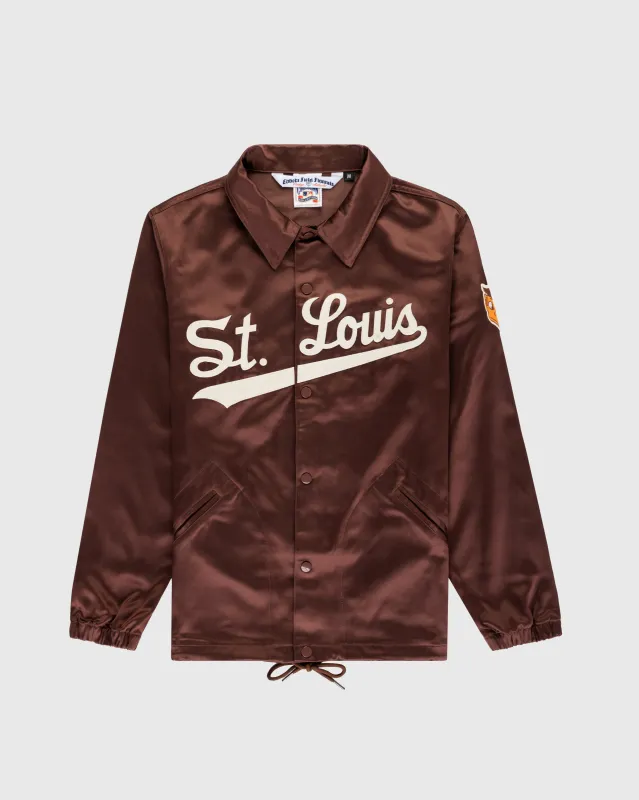 St. Louis Browns 1952 Satin Windbreaker Jacket sold by Ebbets Field Flannels